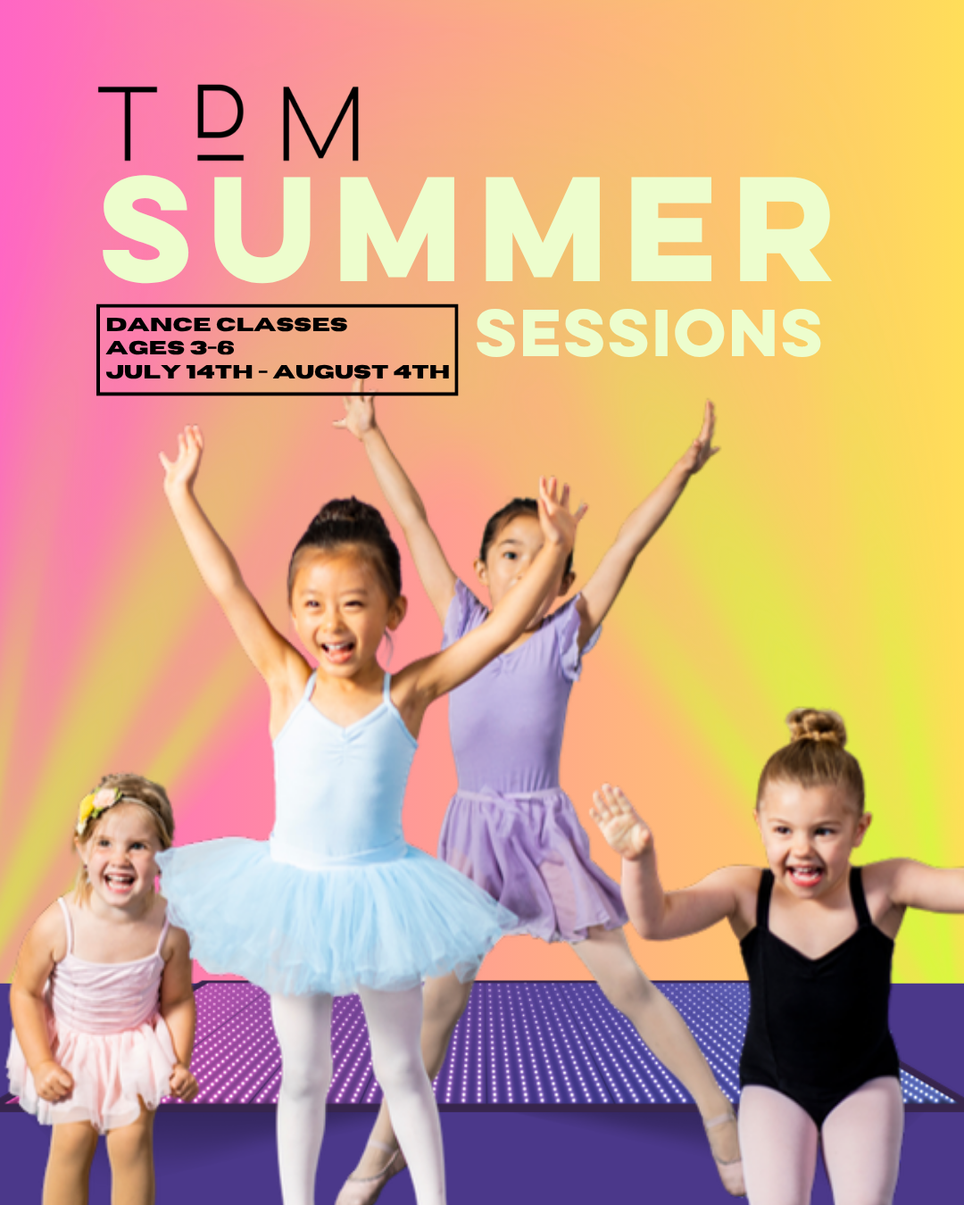 TDM Summer Sessions poster